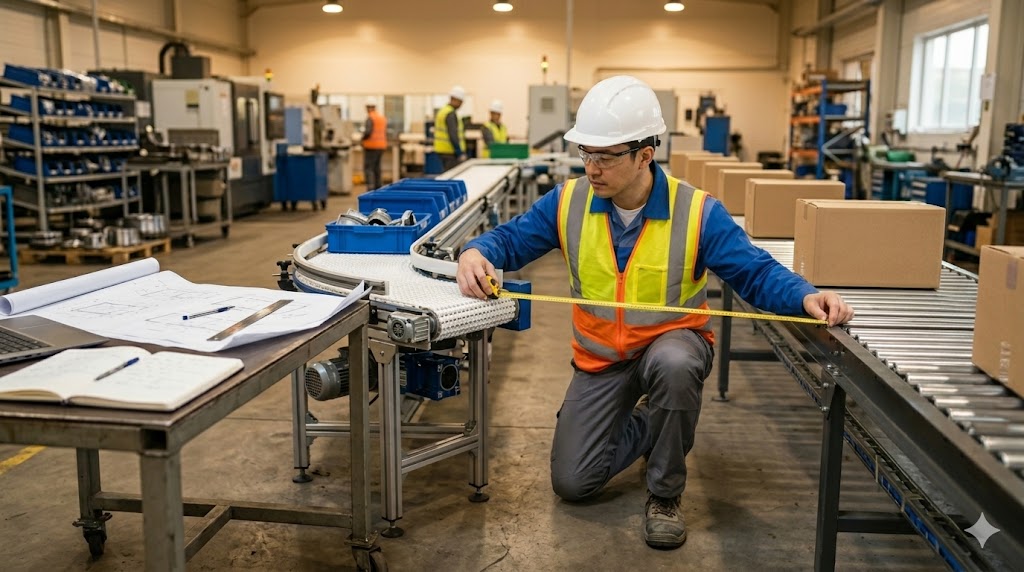 設備カバー PR動画 — 現場での採寸の様子